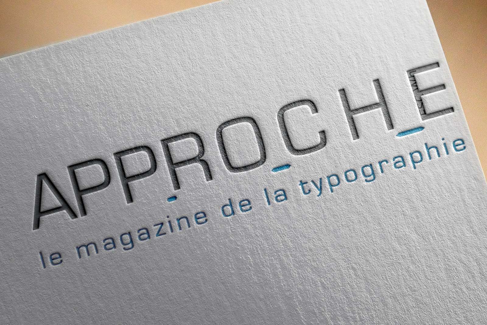 logo approche typographie